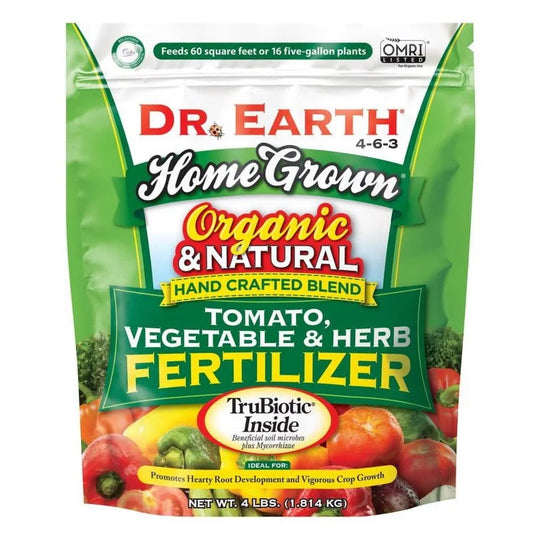 Dr. Earth Organic Natural Home Grown Tomato and Vegetable Food 463 Fertilizer 4 lb.
