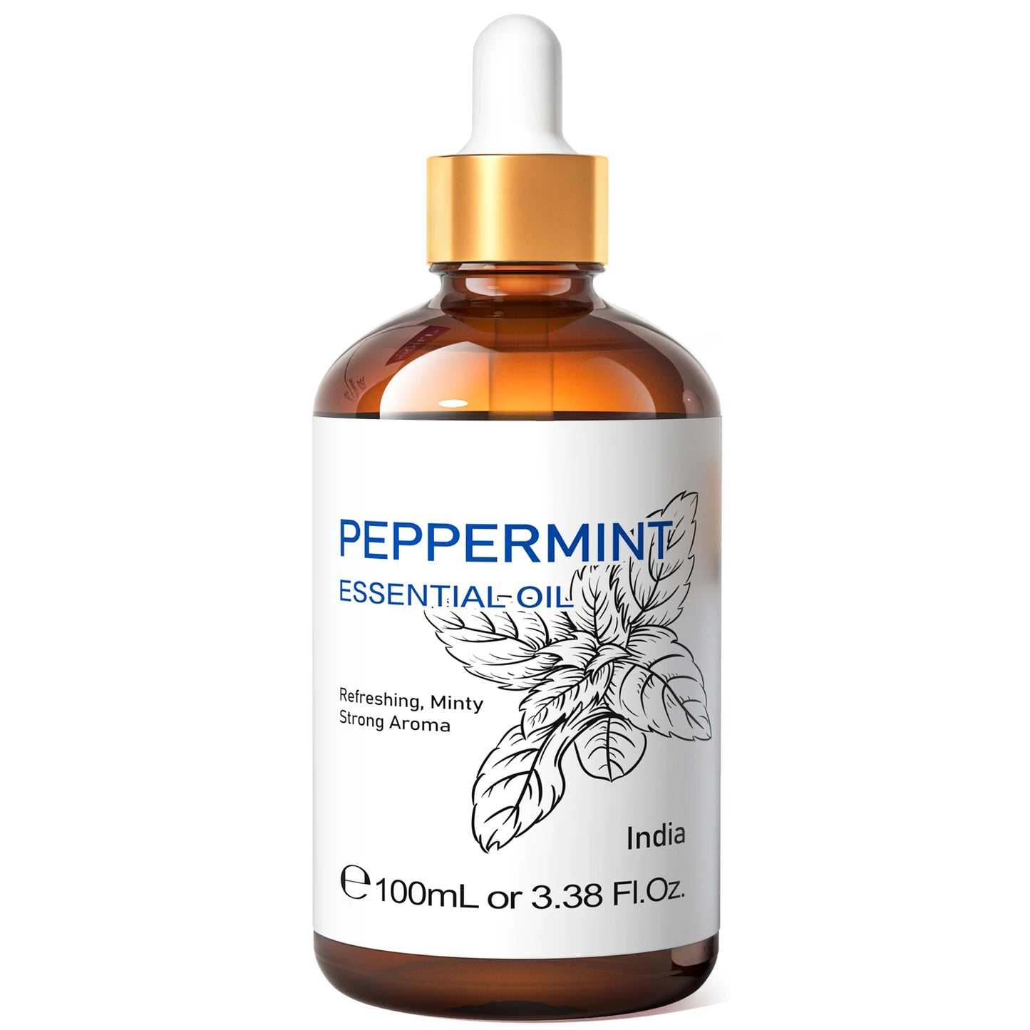 HIQILI Spearmint Vanilla Rose Cinnamon Lemon Essential Oils,100ML Pure Oil for Diffuser,  Humidifier, Massage Muscle Relief Bath