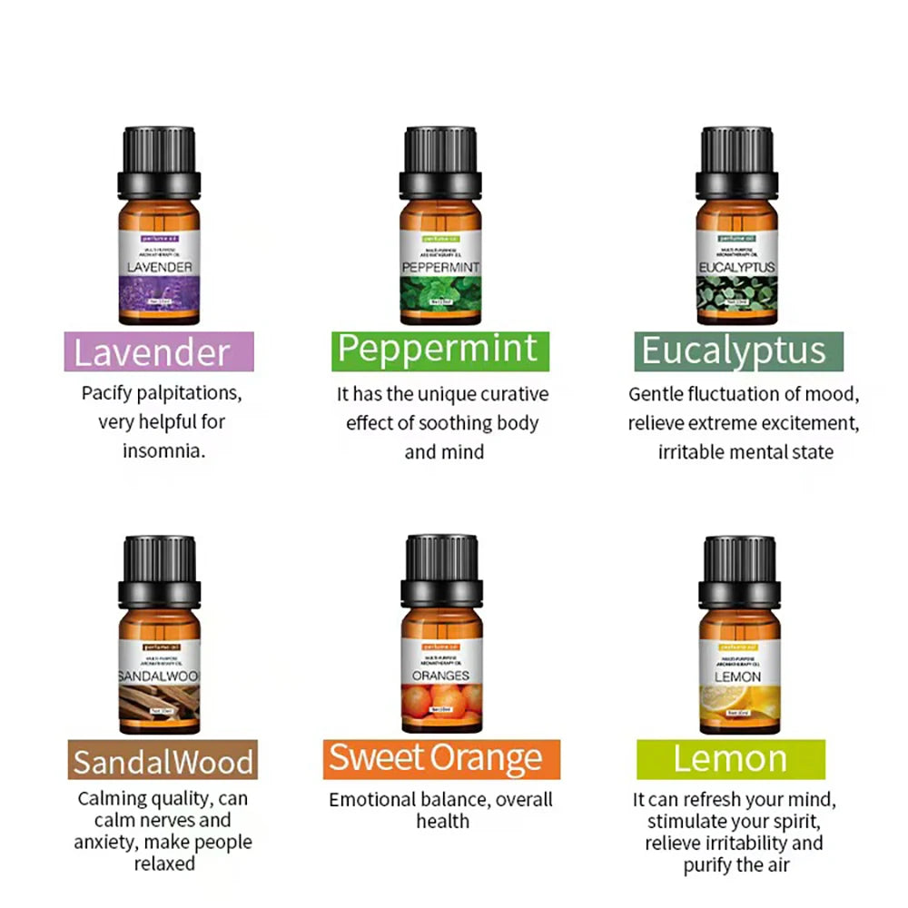 12pcs/box 10ml Incense Water Soluble Essential Oil,Wonderful Essential oils gift set option.