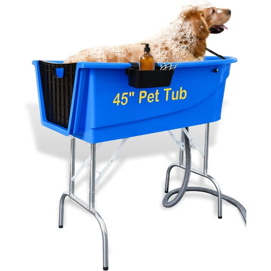45" Pet Grooming Bathtub Dog Wash Station | Heavy Duty Bathing Tub (Bathtub Only)
